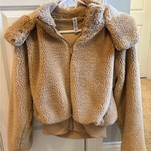 ALO Yoga Tan Foxy Sherpa Jacket